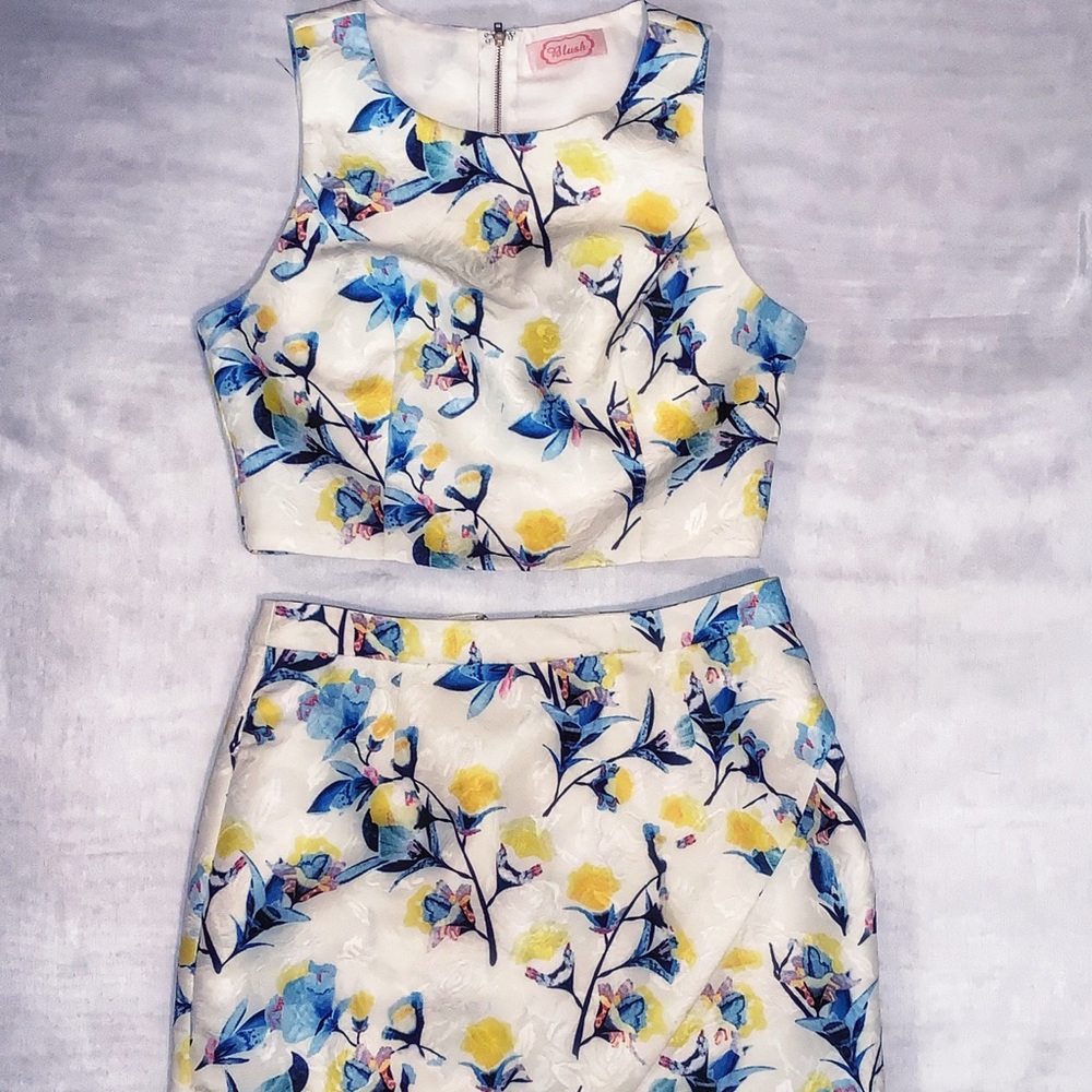 Flirty Floral Two Piece.